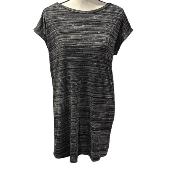Striped Black and Gray T-Shirt - Picture 1 of 7